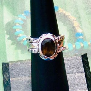 💍HOST PICK💍!! Silpada Smoky Quartz Stack Rings
